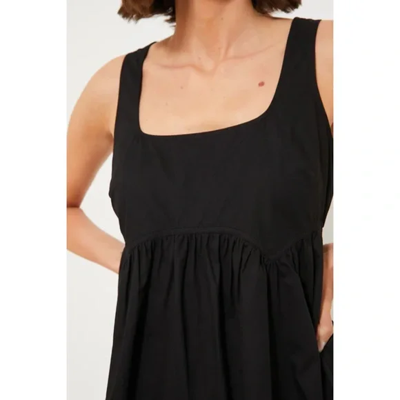 NWT Pomander Place Tuckernuck Sleeveless Porto Dress in Black - Picture 5 of 10